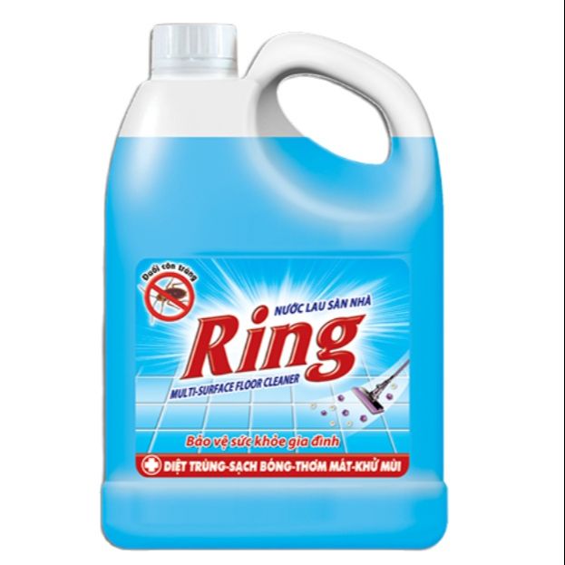 Nước lau sàn Ring đuổi côn trùng, khử mùi 3.6L