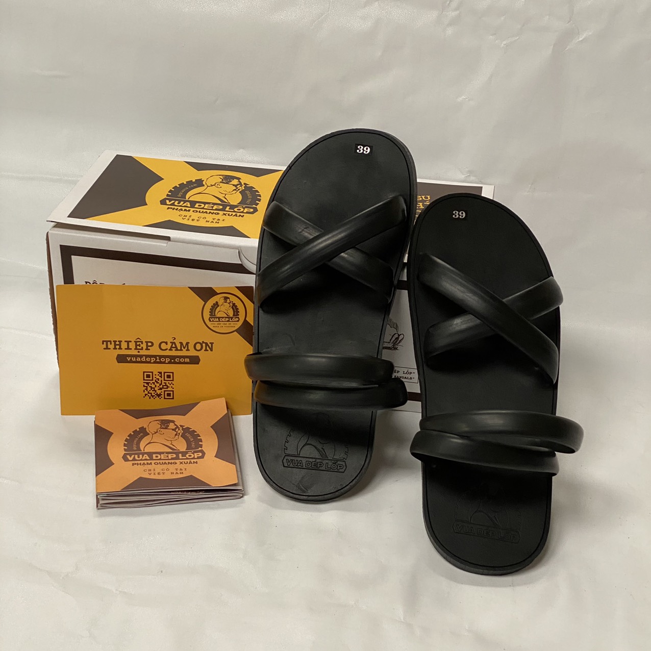 [ MẪU MỚI NHẤT - DÉP CAO SU BỀN ] Dép cao su 4 quai Khe Sanh làm thủ công từ lốp oto của Nghệ nhân Vua Dép Lốp Phạm Quang Xuân