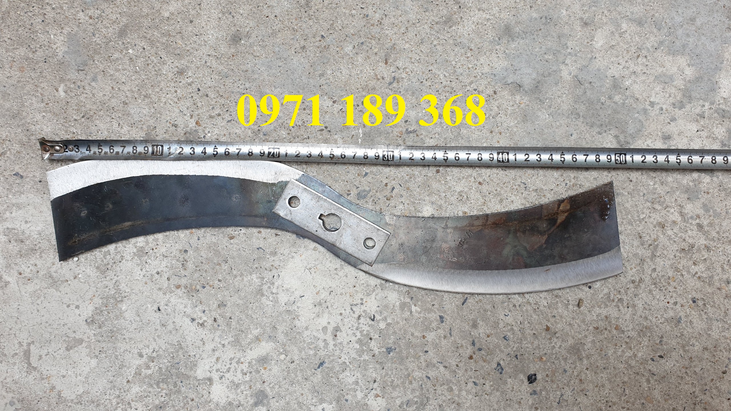 Dao máy băm chuối băm cỏ dài 50cm trục 16