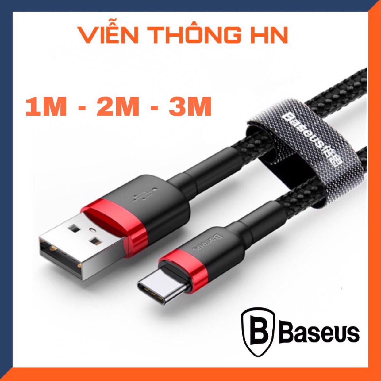 Dây sạc nhanh type c baseus cafule sạc nhanh quick charge 3.0 3a - dây sạc truyền dữ liệu tốc độ cao dài 1m 2m 3m cho mã đt samsung oppo vivo ...