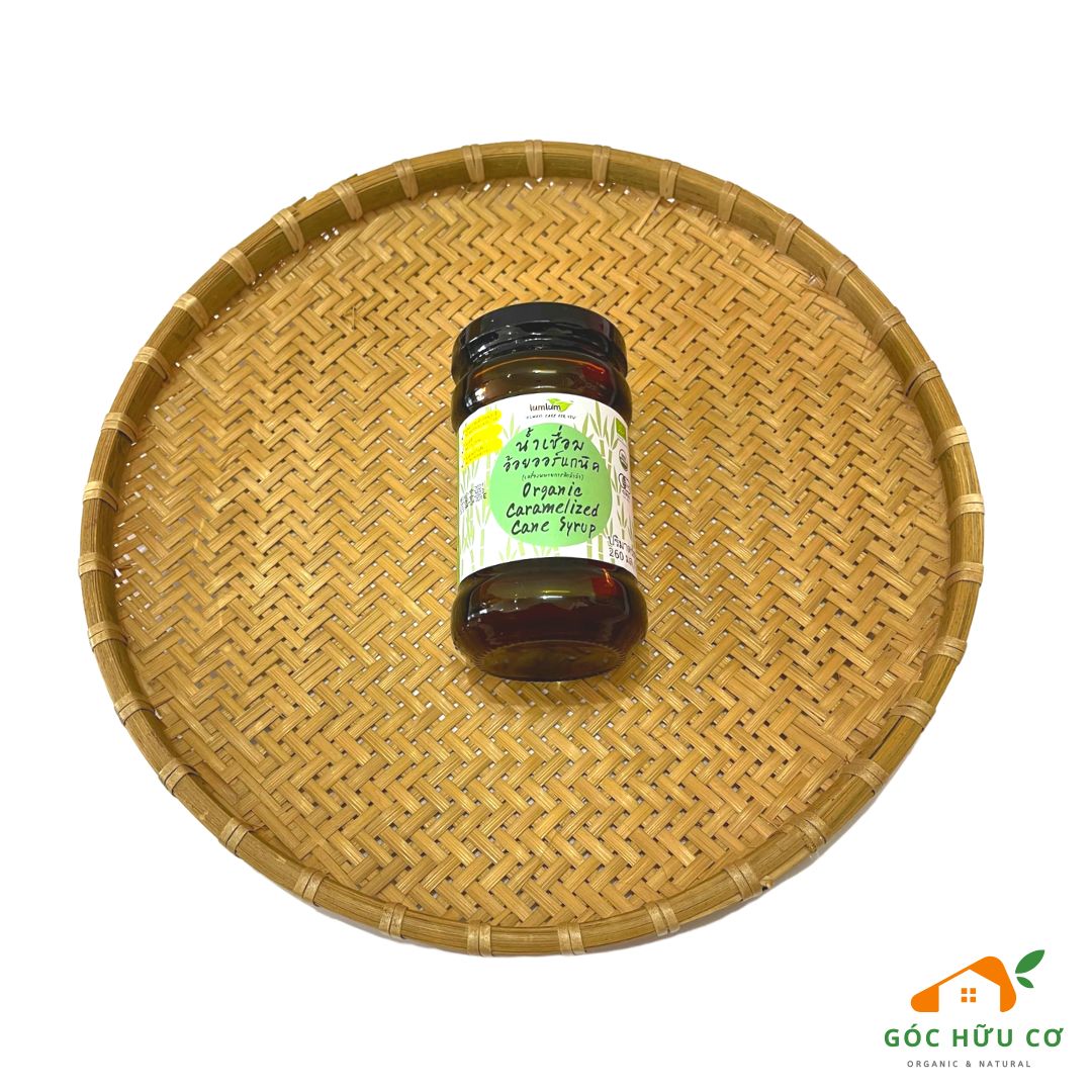 Mật mía hữu cơ 260ml lumlum organic caramelized cane syrup - mat mia - mật mía nguyên chất - mật mia - góc hữu cơ
