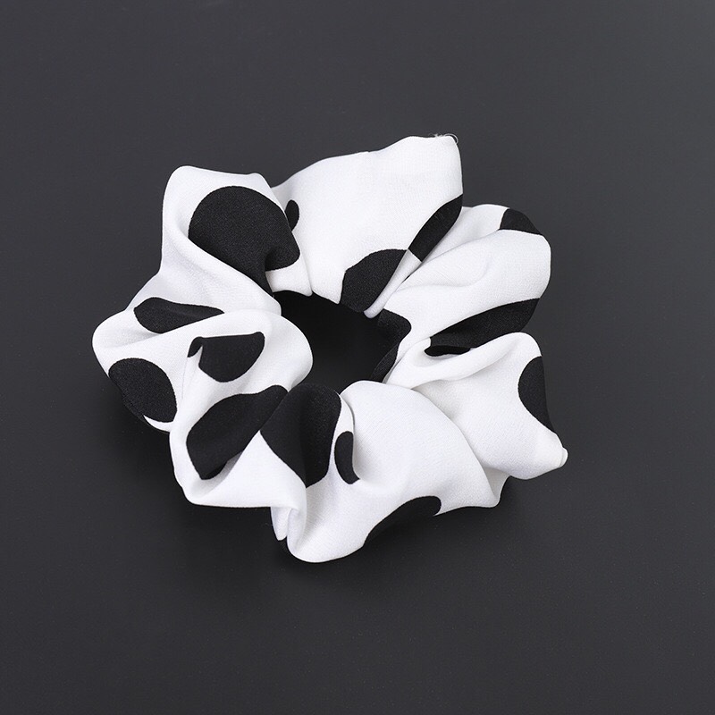 [FREESHIP + HOÀN TIỀN 50K] [ HOT ] Dây Buộc Tóc Scrunchies Bò Sữa Style Ulzzang Hàn Quốc Hot Trend Cực Xinh ( ẢNH THẬT )  PKHN0059