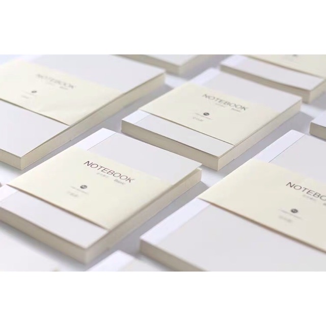 Sổ "Notebook Basic" Ruột Grid 80 Tờ/Cuốn Size A5, A6