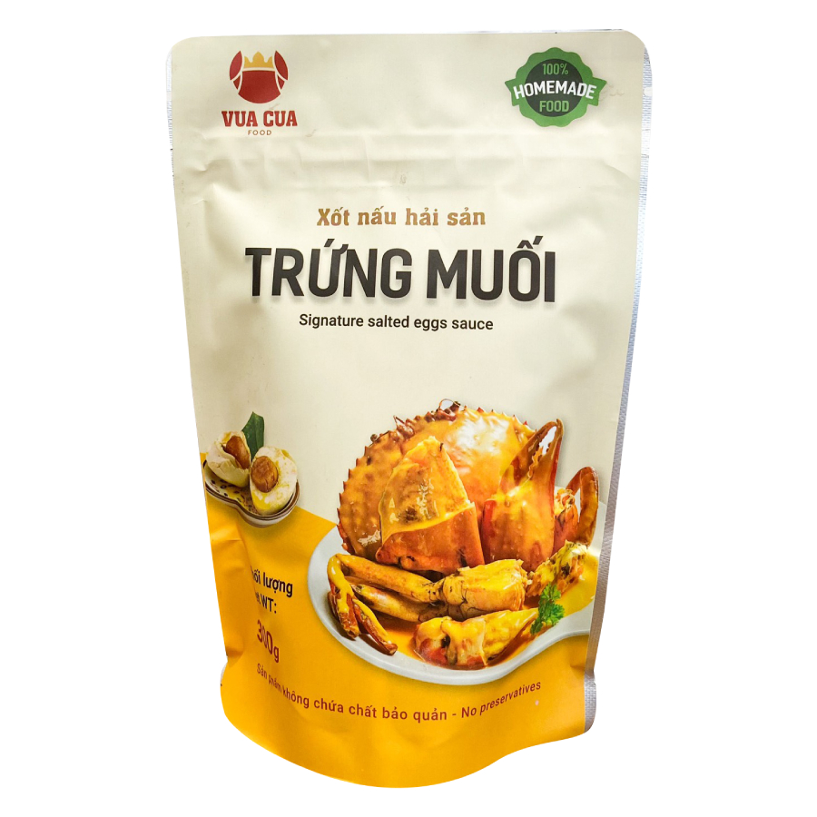 Xốt trứng muối - xốt nấu hải sản
