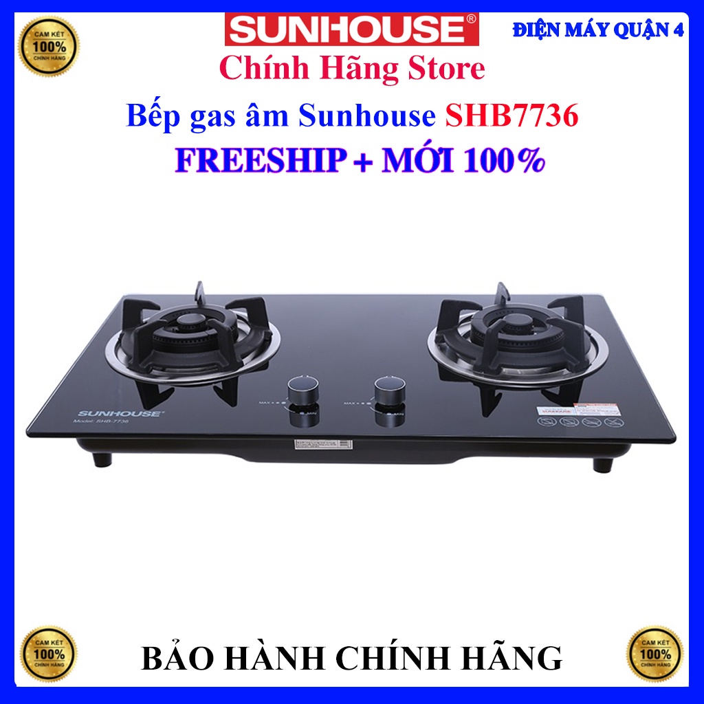 Bếp ga âm Sunhouse SHB7736