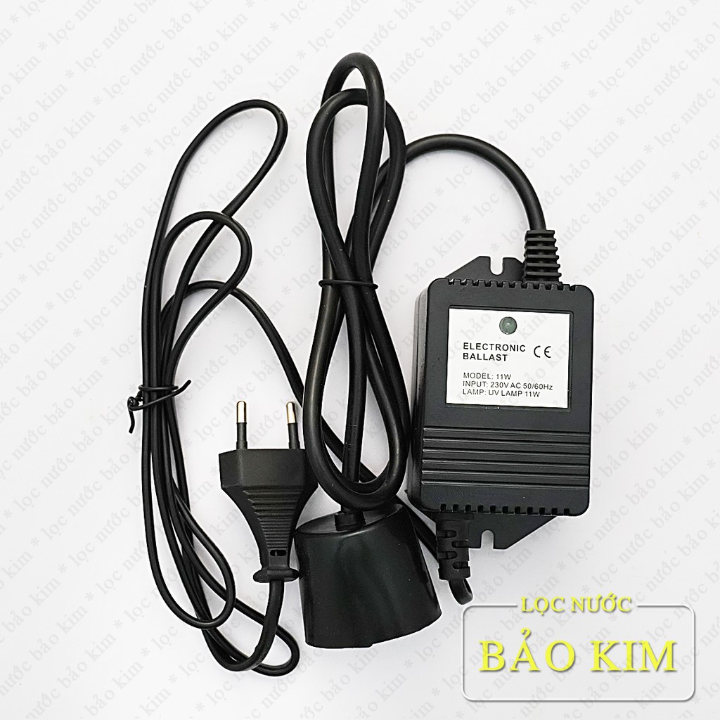 Adaptor 11W biến áp chuyển nguồn đèn cực tím UV 11W - 4 chấu