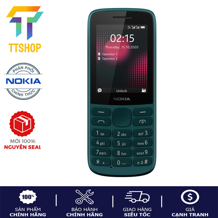 Điện thoại Nokia 215 Fullbox Nguyên ZIN, Đầy đủ phụ kiện
