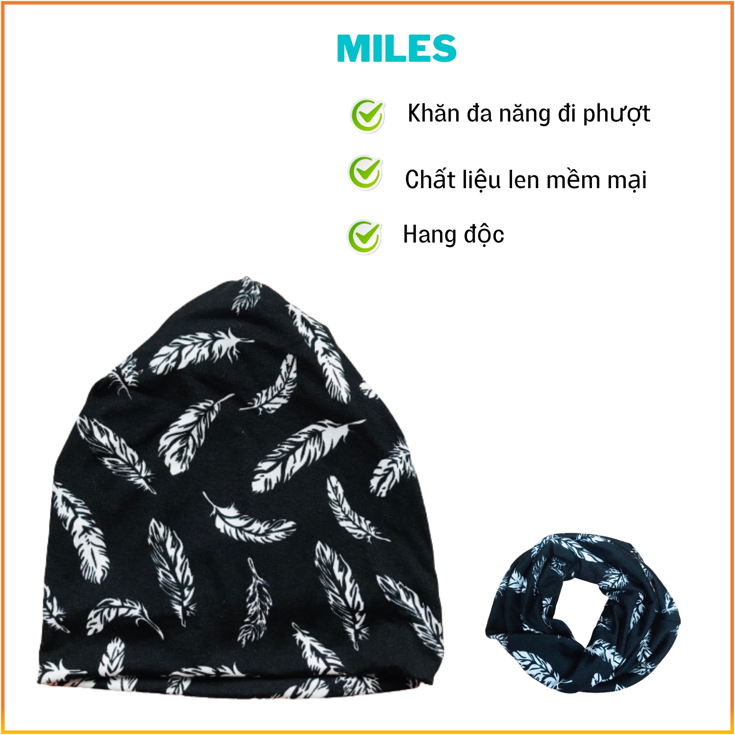 Khăn đa năng đi phượt, khăn trùm đầu đi phượt, khăn phượt đa năng, khăn phượt, chất liệu len mềm mại-miles