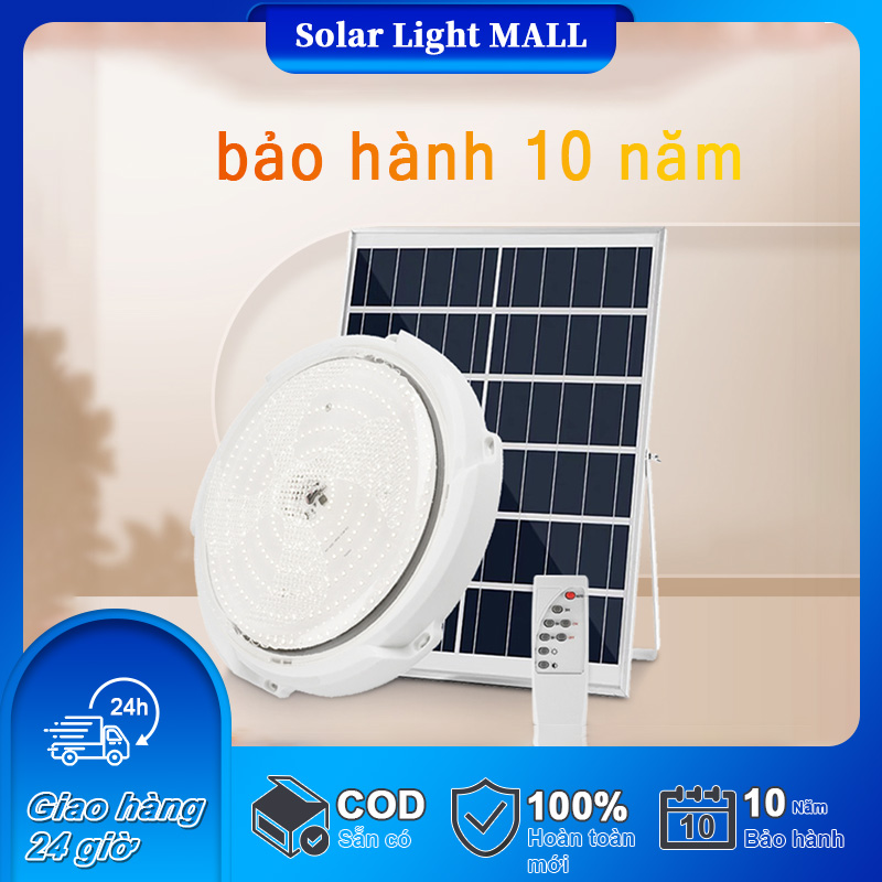 Đèn trần năng lượng mặt trời trong nhà Đèn LED ốp trần 500W Thích hợp cho phòng ngủ , sân trong, phòng làm việc, pin sạc năng lượng mặt trời lớn