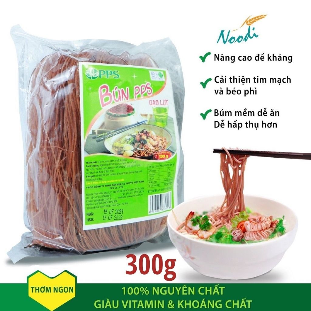 [eat clean giảm cân] Bún gạo lứt huyết rồng giàu dinh dưỡng, bún gạo lứt giảm cân giàu vitamin, bún gạo lứt nguyên chất mềm dễ ăn dễ hấp thụ chất dinh dưỡng