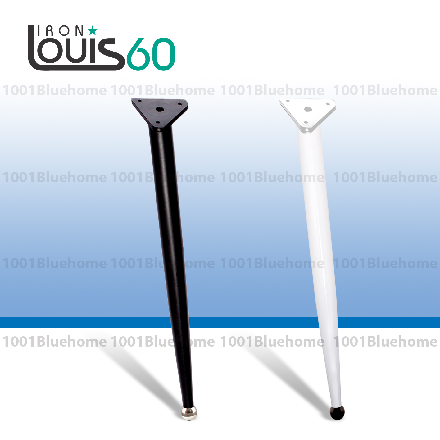 Chân bàn thép Louis 60