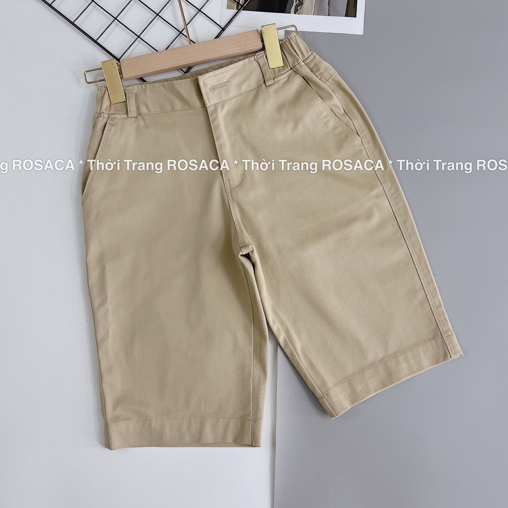 (Big Size) Quần Lửng Ngang Gối KAKI Nữ Lưng Thun Đẹp Giá Tốt (Có dây kéo)