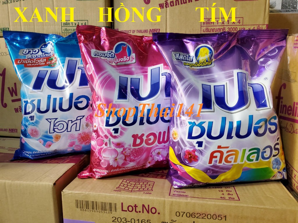 Bột giặt PAO 2,7 Kg LION Thái Lan đủ 3 màu