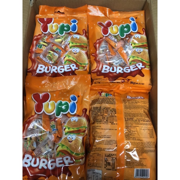 Kẹo Dẻo Yupi Burger Gói 96Gr