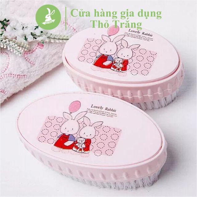 Bàn chải chà chân giặt đồ oval siêu mềm đồ dùng nhà tắm