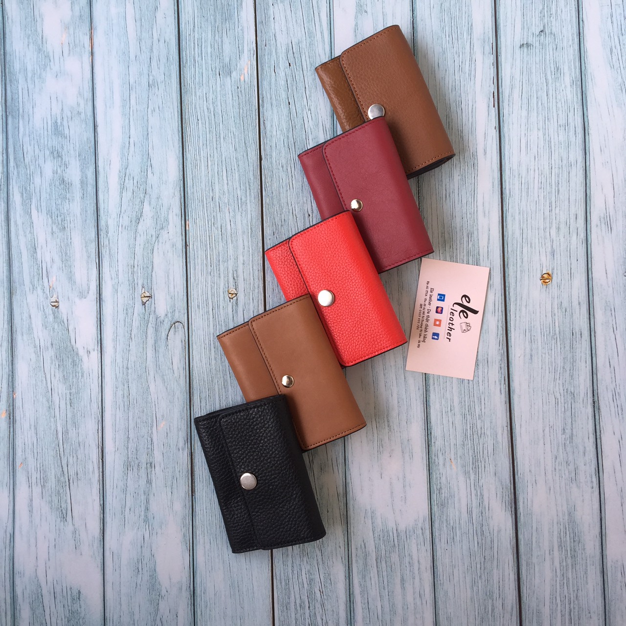 Ví nữ mini da thật chính hãng full box,