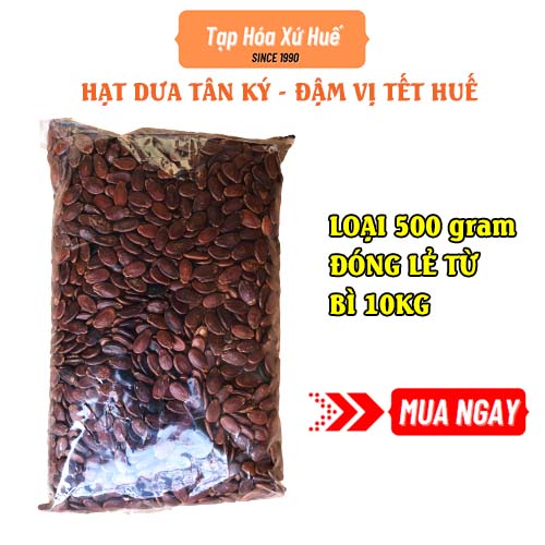Hạt dưa Tân Ký loại 1, bán đúng giá, hạt chắc đều, không phẩm màu, 500 gram