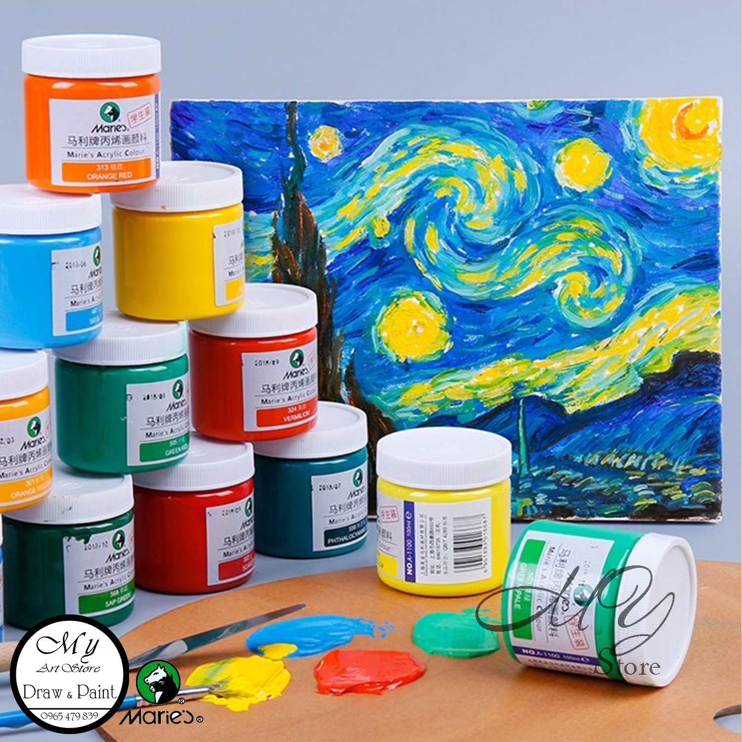 Màu vẽ Acrylic MARIE's 100ml