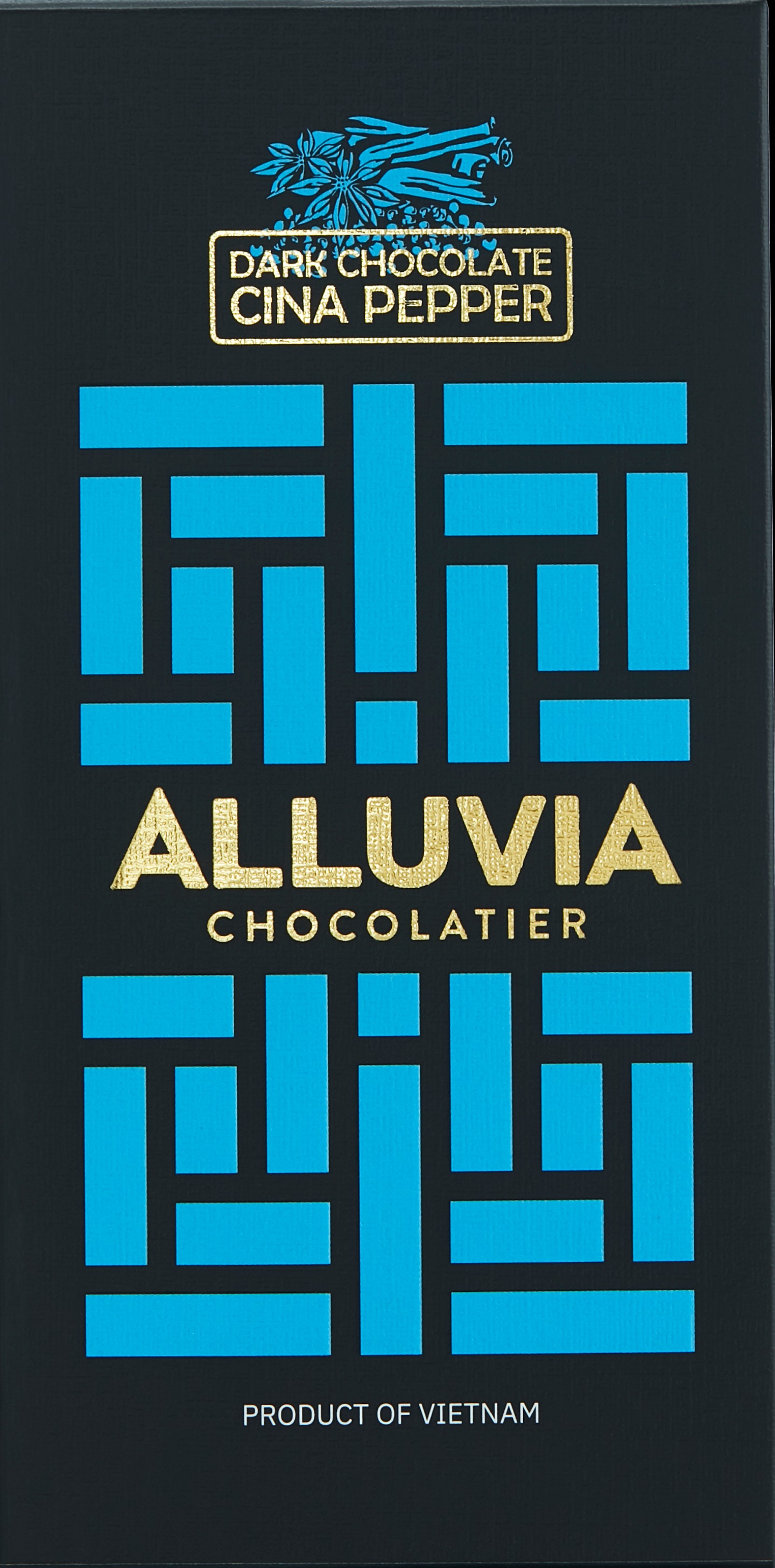 Sô cô la đen Alluvia nhân Tiêu Quế 100g