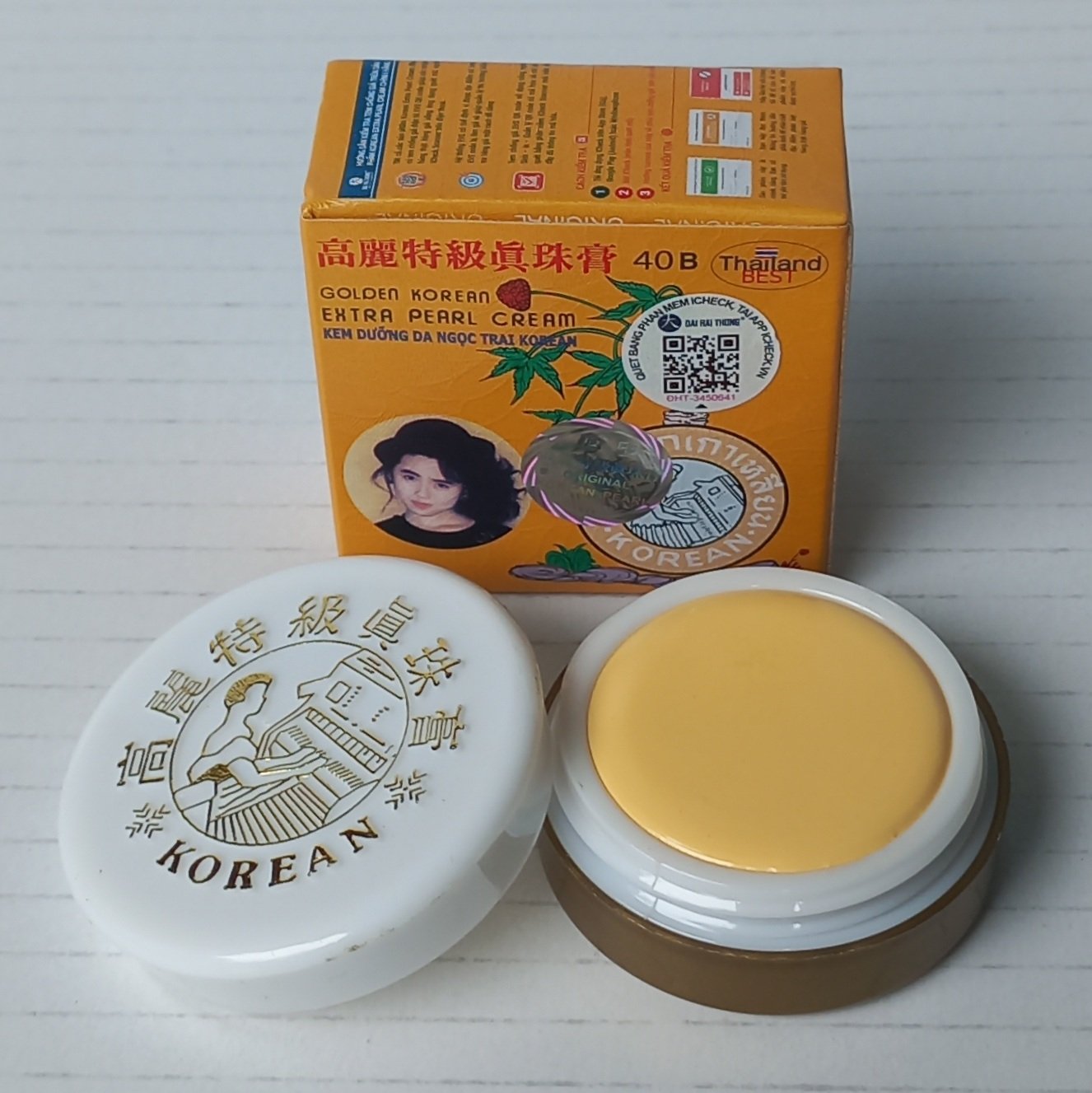 HCM [chuẩn thái] Kem nám sâm vàng dưỡng trắng da ngọc trai Extra pearl cream Korean giảm vết thâm sạm trên da mặt do bắt nắng