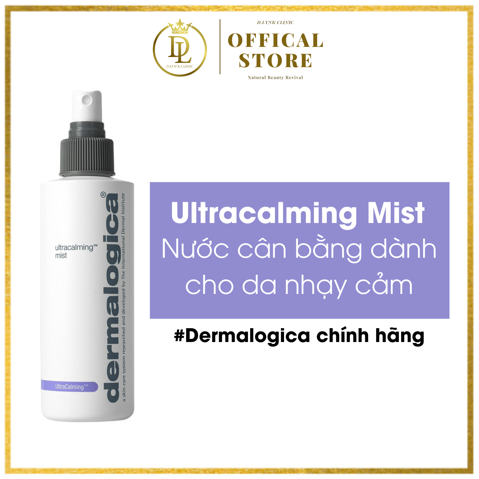 Xịt khoáng làm dịu tức thì cho da nhạy cảm Dermalogica Ultracalming Mist 177ml