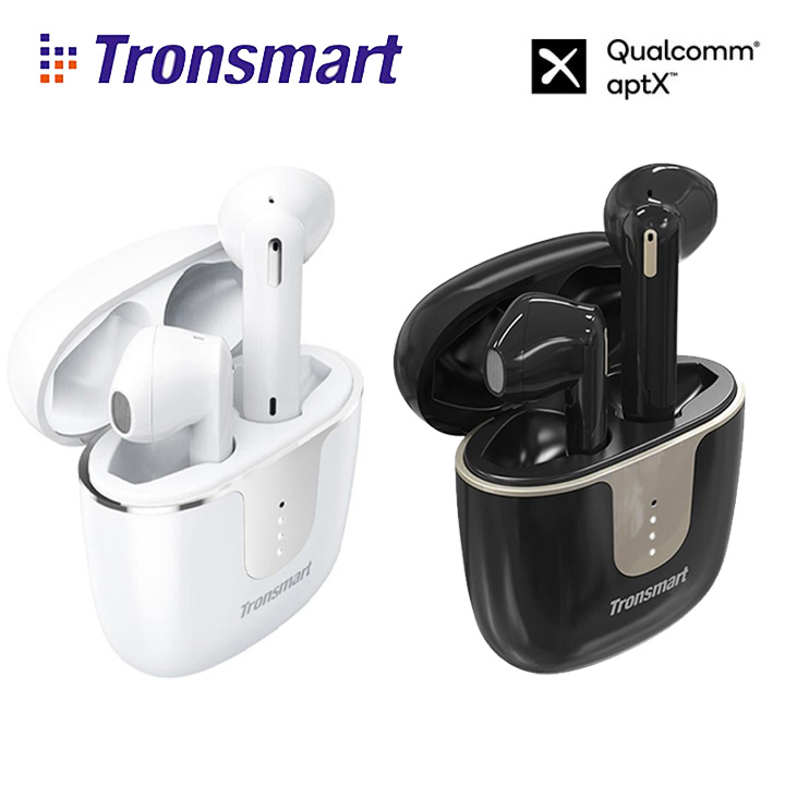 Tai Nghe Bluetooth Tronsmart Onyx Ace TWS không dây 5.0 chống nước IPX5 tích hợp công nghệ Qualcomm APTX hủy tiếng ồn cao cấp Với 4 Micro 24H Giờ Chơi ( Tronsmart Spunky Beat ) - Bảo Hành 12 Tháng