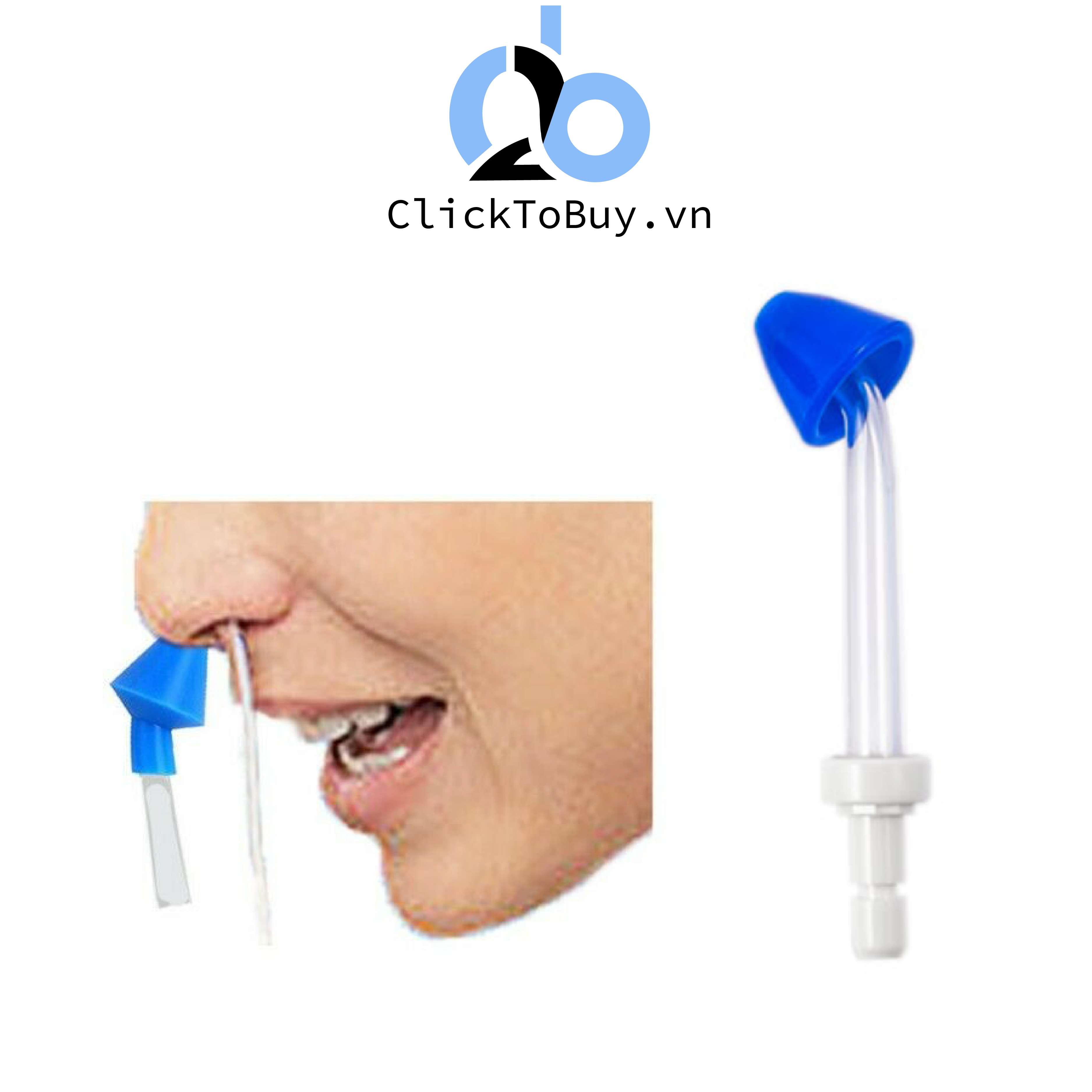 Đầu tăm nước rửa mũi phun sương cho máy H2ofloss
