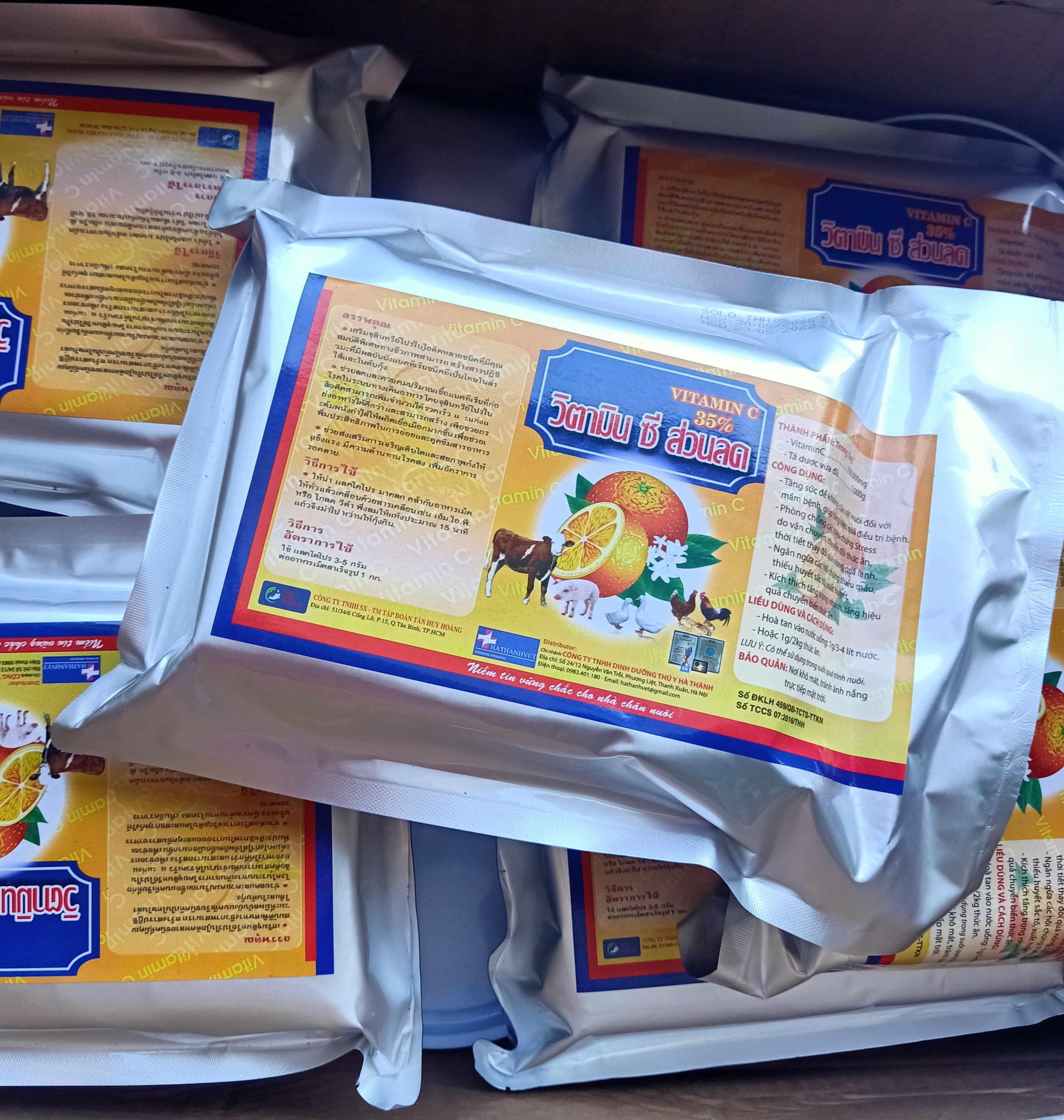 1kg vitamin c 35% nhập khẩu thái lan