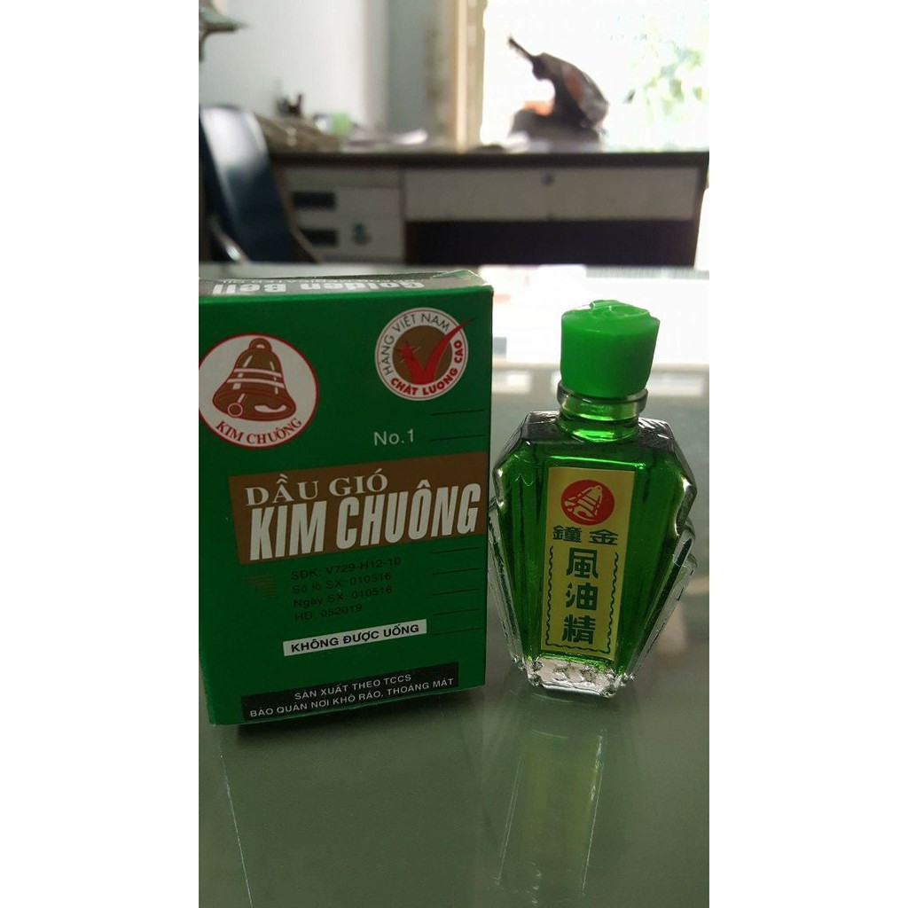 Dầu gió xanh Kim chuông 10ml