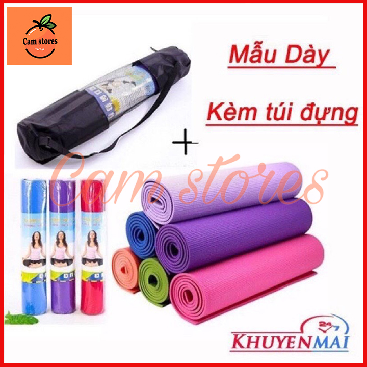 [LOẠI TỐT] THẢM TẬP YOGA TPE CAO CẤP 2 LỚP DÀY