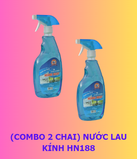 [HCM] COMBO 2 Chai Nước Lau Kính HN 650ml - Hương sắc biển, Siêu Sạch, Chống Bám Bụi, vệ sinh nội thất nhà cửa bếp phòng tắm, lau chùi làm sạch bàn ghế tủ giường tivi, nước rửa kiếng bình dạng xịt tiện lợi