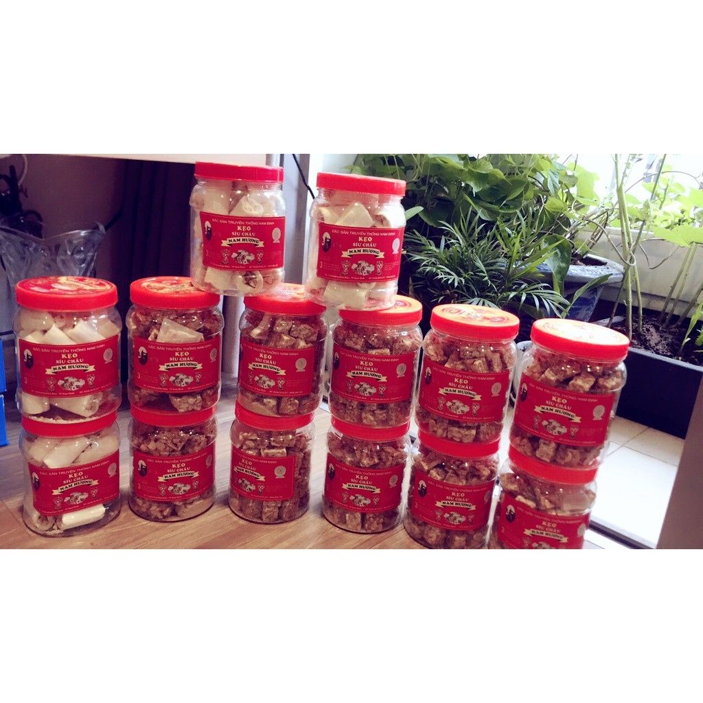 Kẹo lạc sìu châu nam định 1 lọ 500gr/ ngọt nhẹ - kẹo lạc giòn ngọt mát