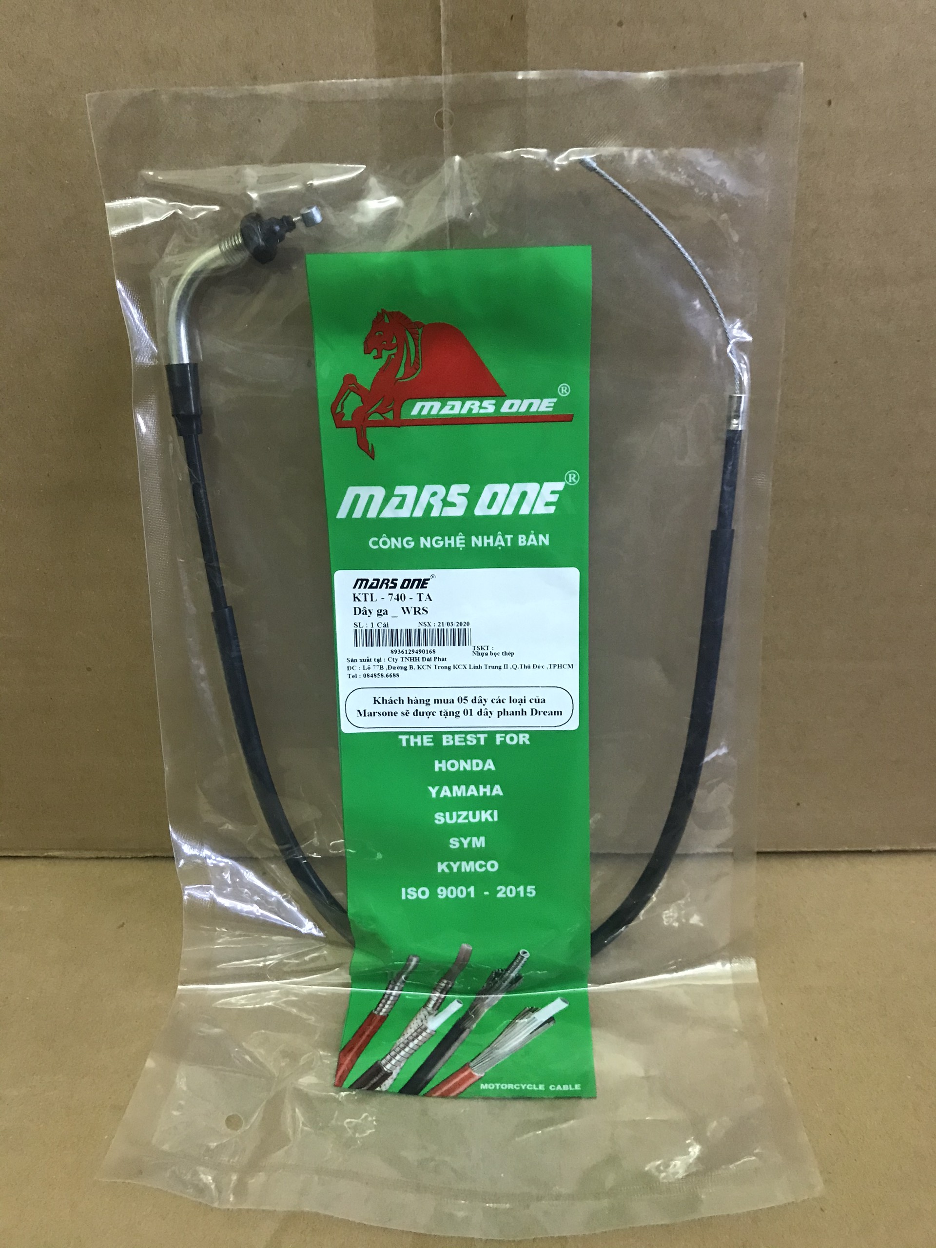 Dây ga wave rs mars one