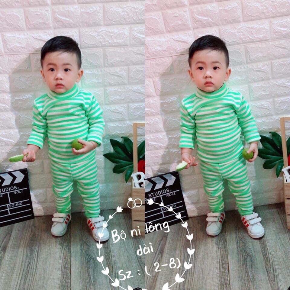 (Góc Thanh Lý) Set 1 Bộ Quần Áo Nỉ Cho Bé Trai và Bé Gái Do Shop Nghỉ Bán -Đủ Size (Inbox Màu)