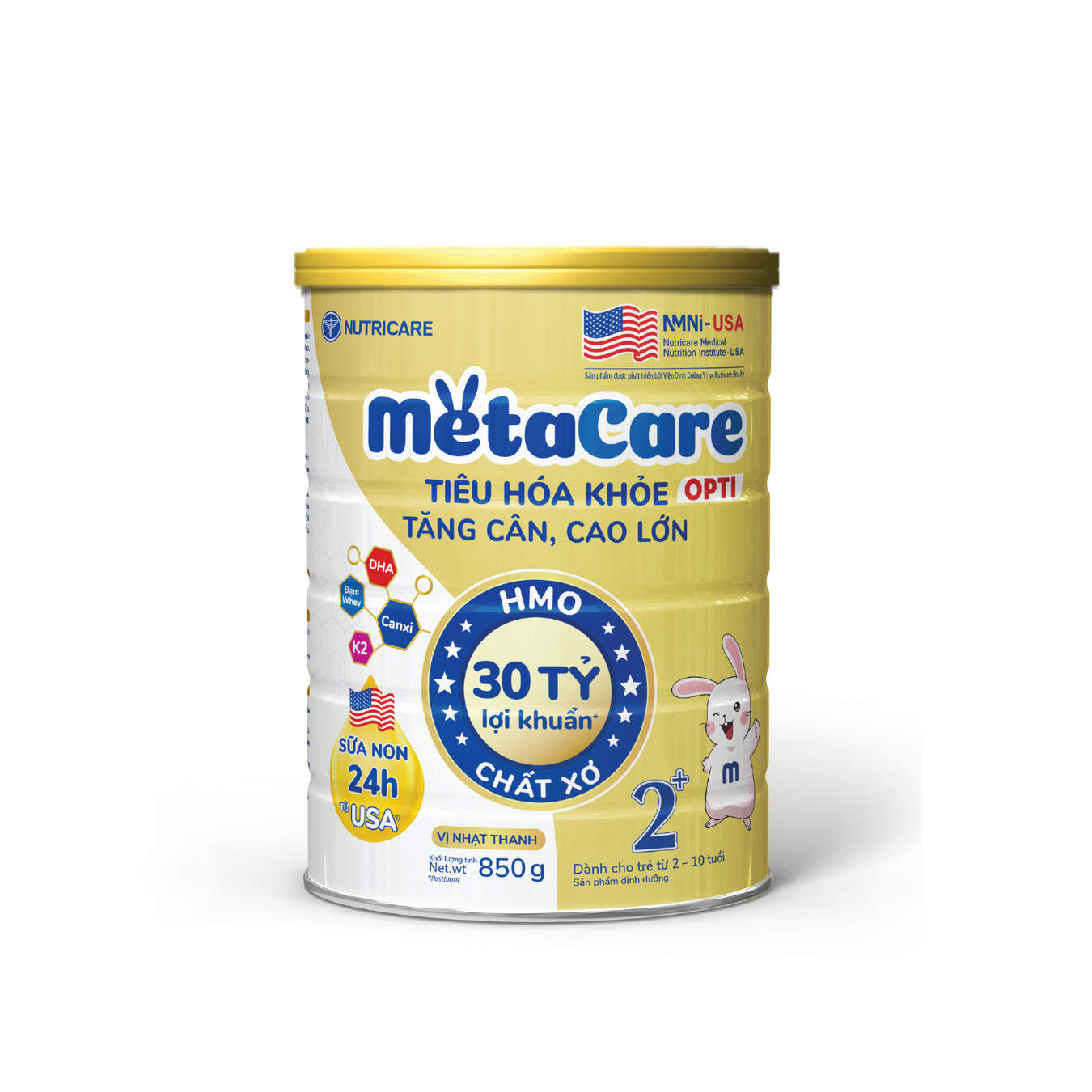 Sữa bột Metacare Opti 2+ 850g Chính hãng