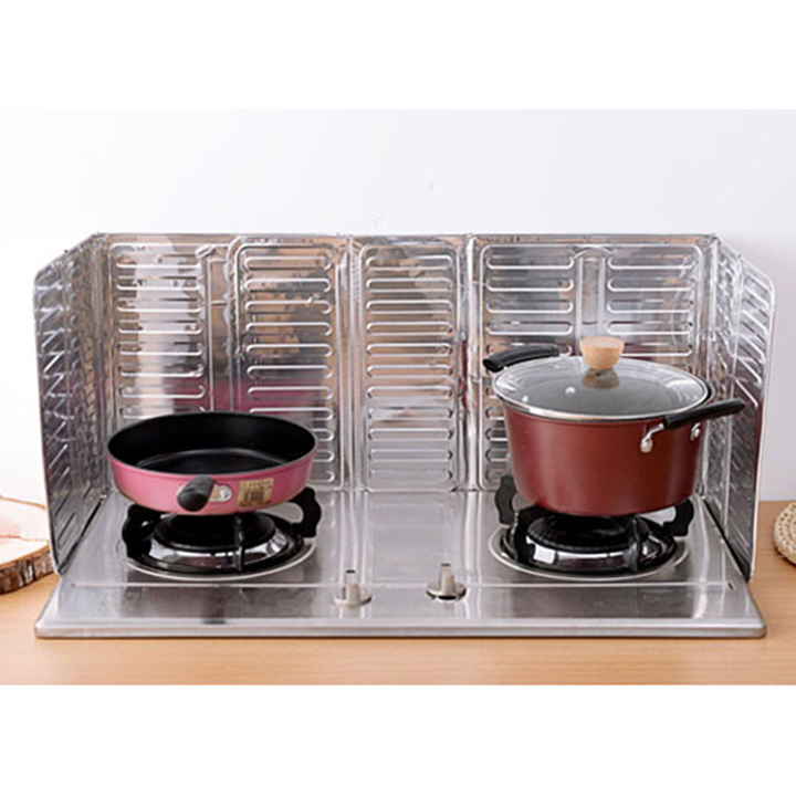 [HCM][ HÀNG TỐT]TẤM CHẮN DẦU MỠ HỢP KIM NHÔM CAO CẤP - Miếng chắn dầu mỡ - Tấm bìa chắn bếp ga trong nhà bếp chống bắn dầu mỡ tiện lợi - Tấm nhôm chắn gió chống bắn dầu mỡ đa năng cho bếp - Dụng cụ chắn váng dầu mỡ tiện lợ