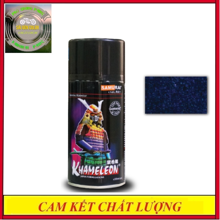 Sơn xịt Samurai T901 màu tím  3D