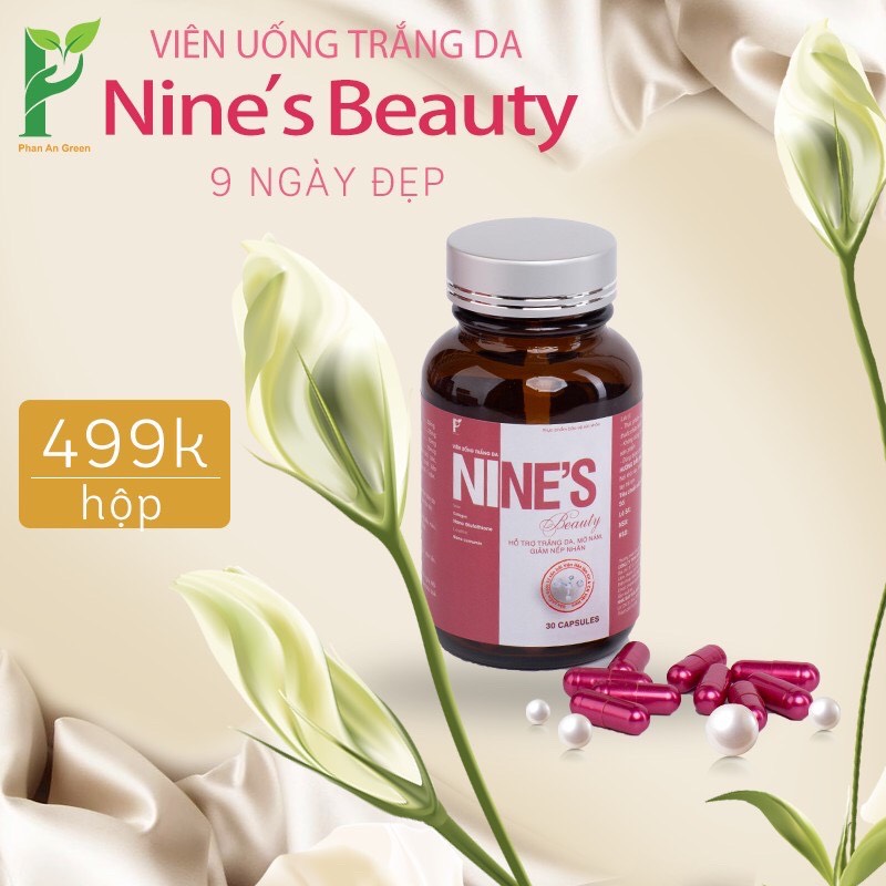 Viên uống trắng da Nine's Beauty - chỉ sau 9 ngày dùng làn da trắng đẹp rạng ngời
