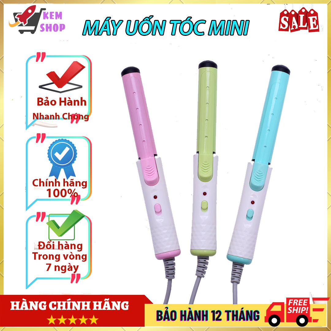 Máy uốn tóc xoăn mini, uốn mái, làm xoăn, xoăn sóng,xoăn lơi uốn soăn tại nhà đa năng, máy tạo kiểu tóc đa năng, uốn tóc tạo kiểu, máy uốn duỗi bấm tóc mini giá rẻ