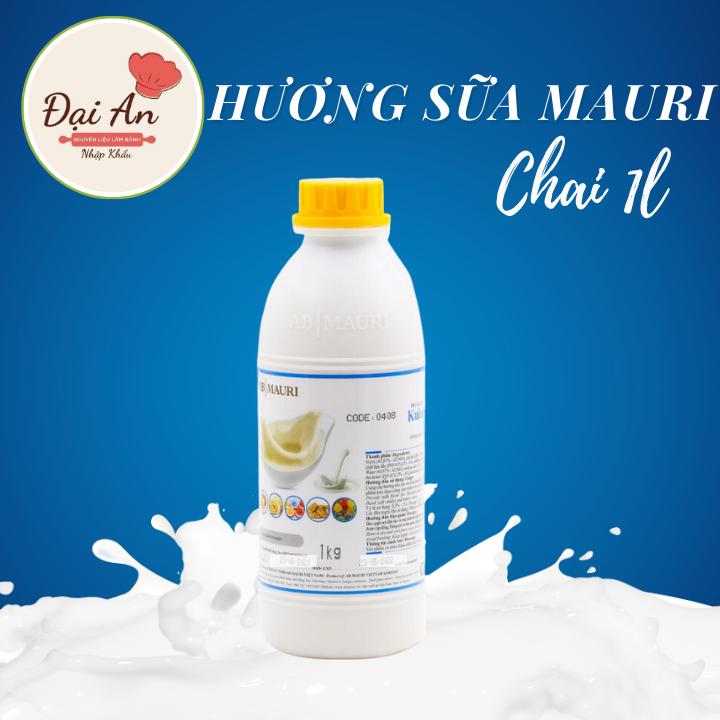 Hương và màu / Kularome / Tinh Sữa Tự Nhiên  Mauripan  nắp vàng 0408 / Chai 1L