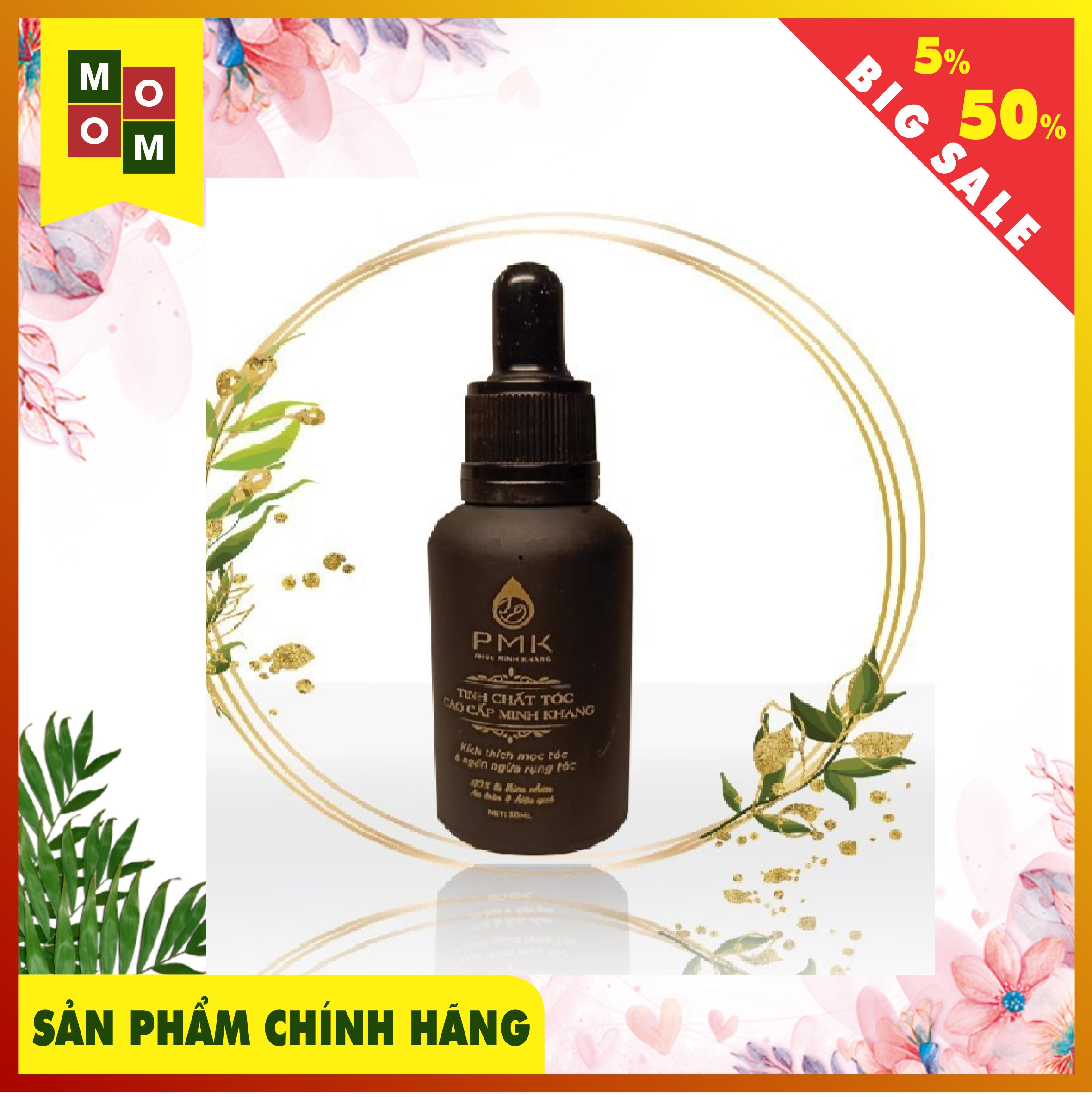 Tinh chất phục hồi tóc hư tổn, khích thích mọc tóc, hết rụng tóc, hết nấm ngứa, sạch gàu Phúc Minh Khang (hiệu quả sau 7 ngày) [Hàng chính hãng]
