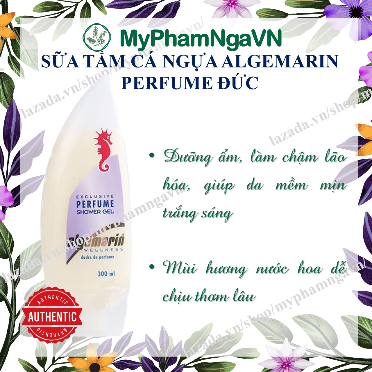 Sữa Tắm Cá Ngựa Algemarin Perfume