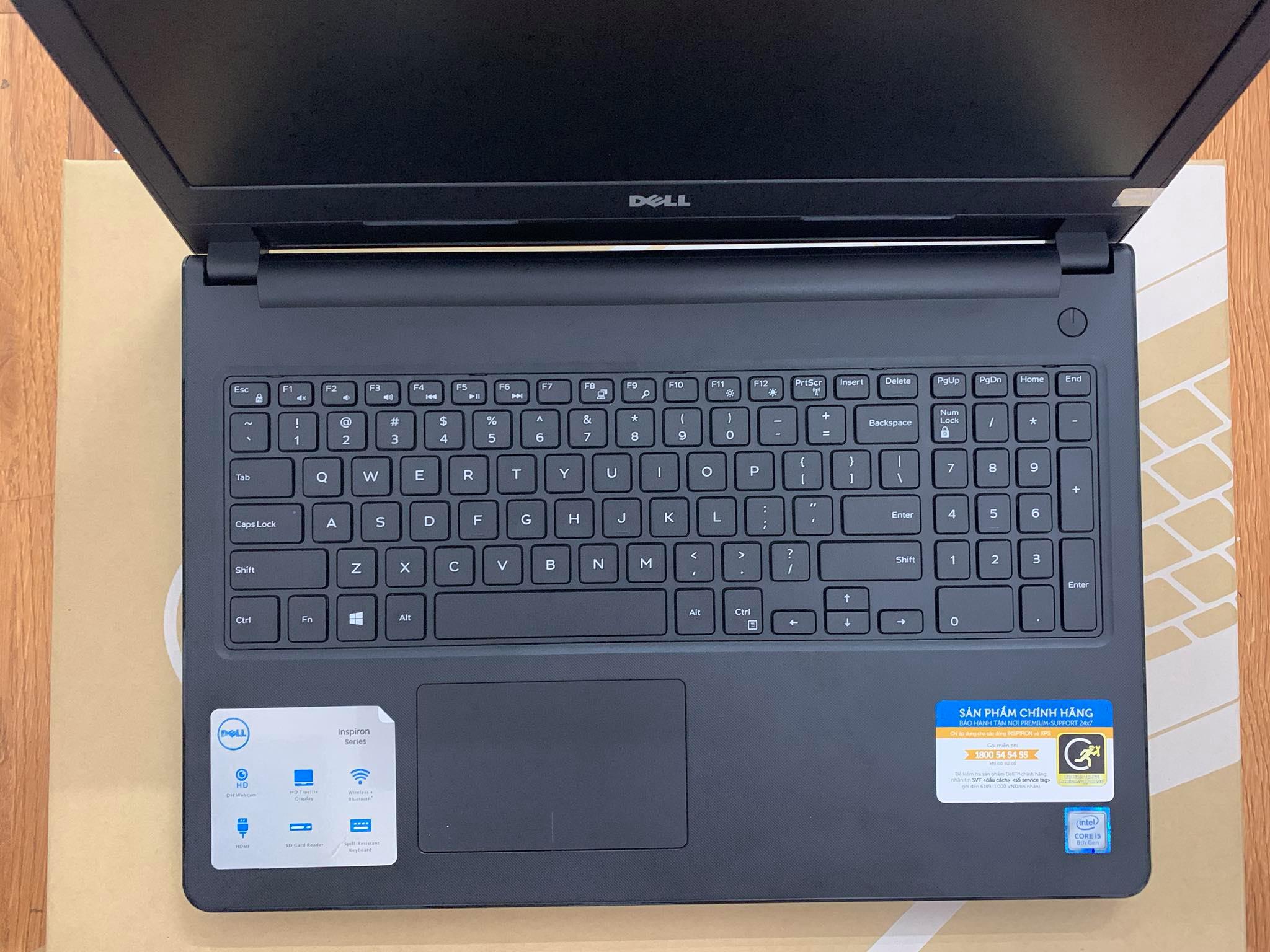 Laptop new Fullbox-Dell inspiron 3567 i5-7200U 4G 500G Vga R5 M430 2G Màn 15.6 HD Màu đen - Dell Việt Nam