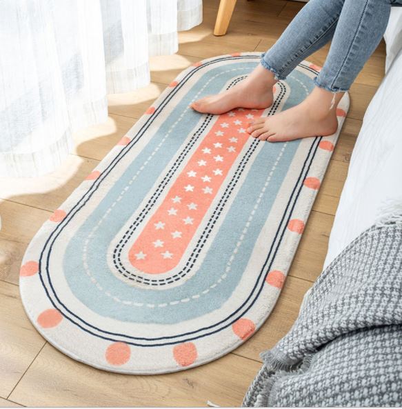 Thảm đôi chùi chân cỡ lớn 50x120cm, thảm sợi len đặt cửa ra vào, thảm đặt chân giường cao cấp