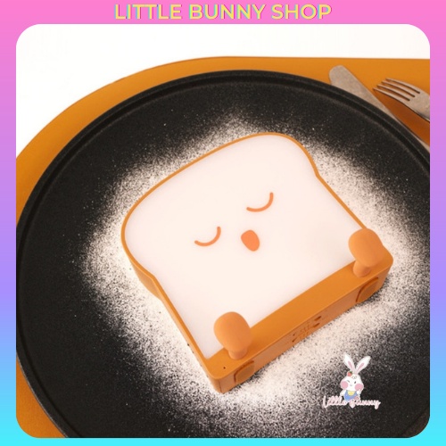 Đèn Ngủ Hình Bánh Mì Hoạt Hình Sạc USB