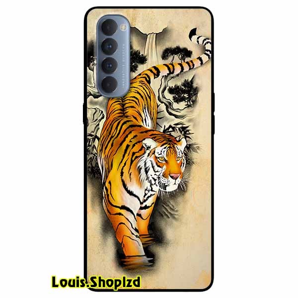 Ốp lưng dành cho oppo reno 4 - reno 4 pro mẫu hổ