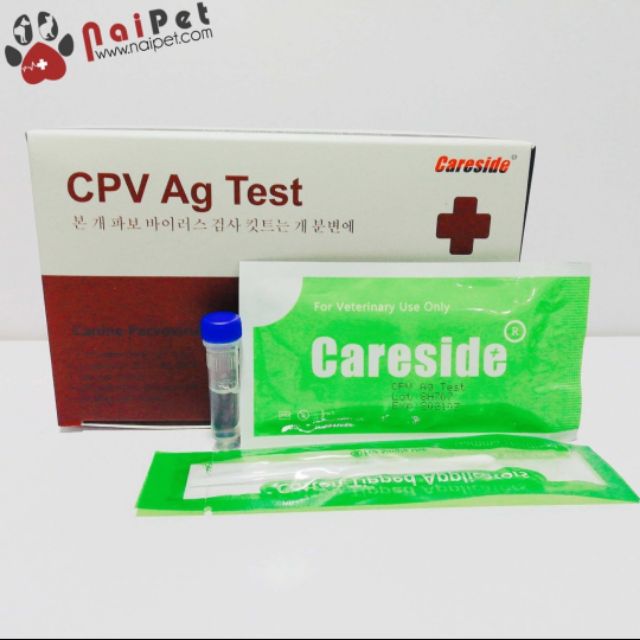 Que test Parvo, Care trên chó - Test Parvo
