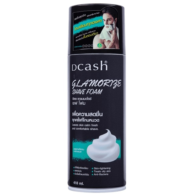 Bọt cạo râu DCASH Glamorize Shave Foam gel cạo râu 418ml - Mun Fashion Shop