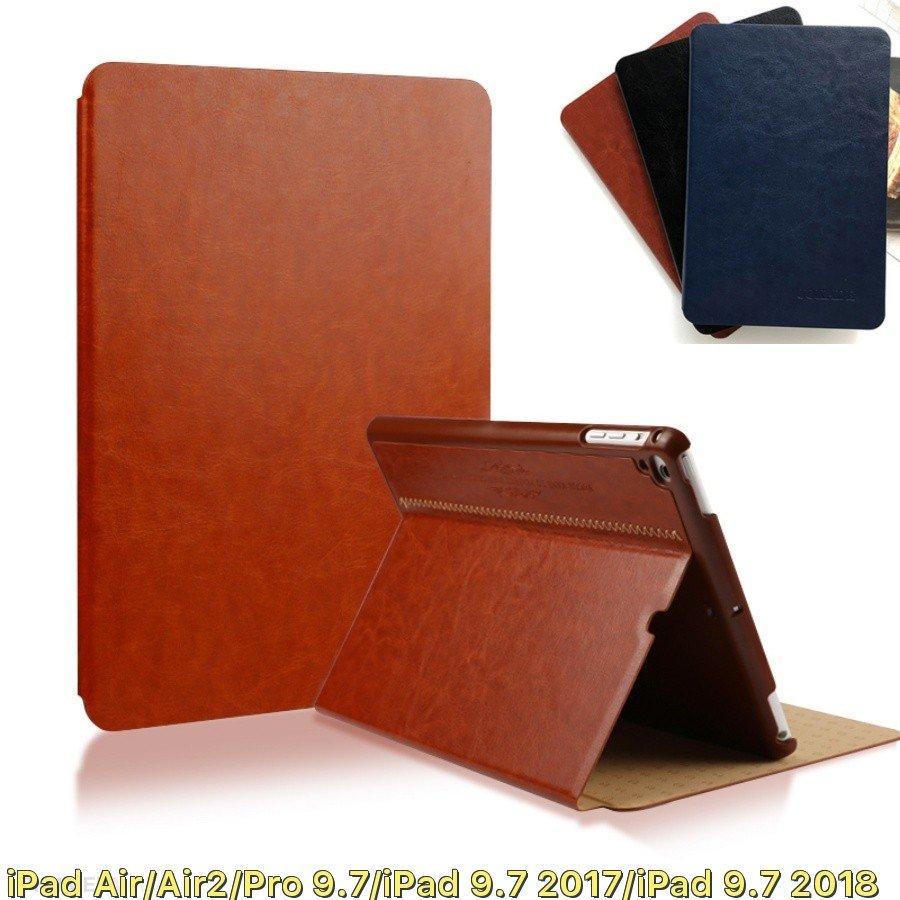 Bao da Kaku/ Kuke hỗ trợ smart cover cho iPad Air/Air2/Pro 9.7/iPad 9.7 2017/iPad 9.7 2018