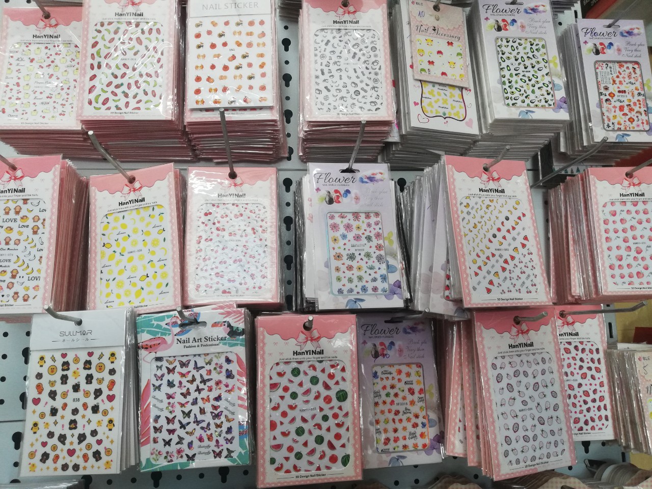 Miếng dán móng tay sticker đủ mẫu